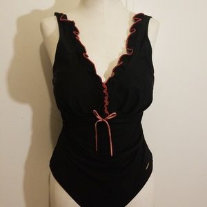 Liz Claiborne One piece bathing suit.